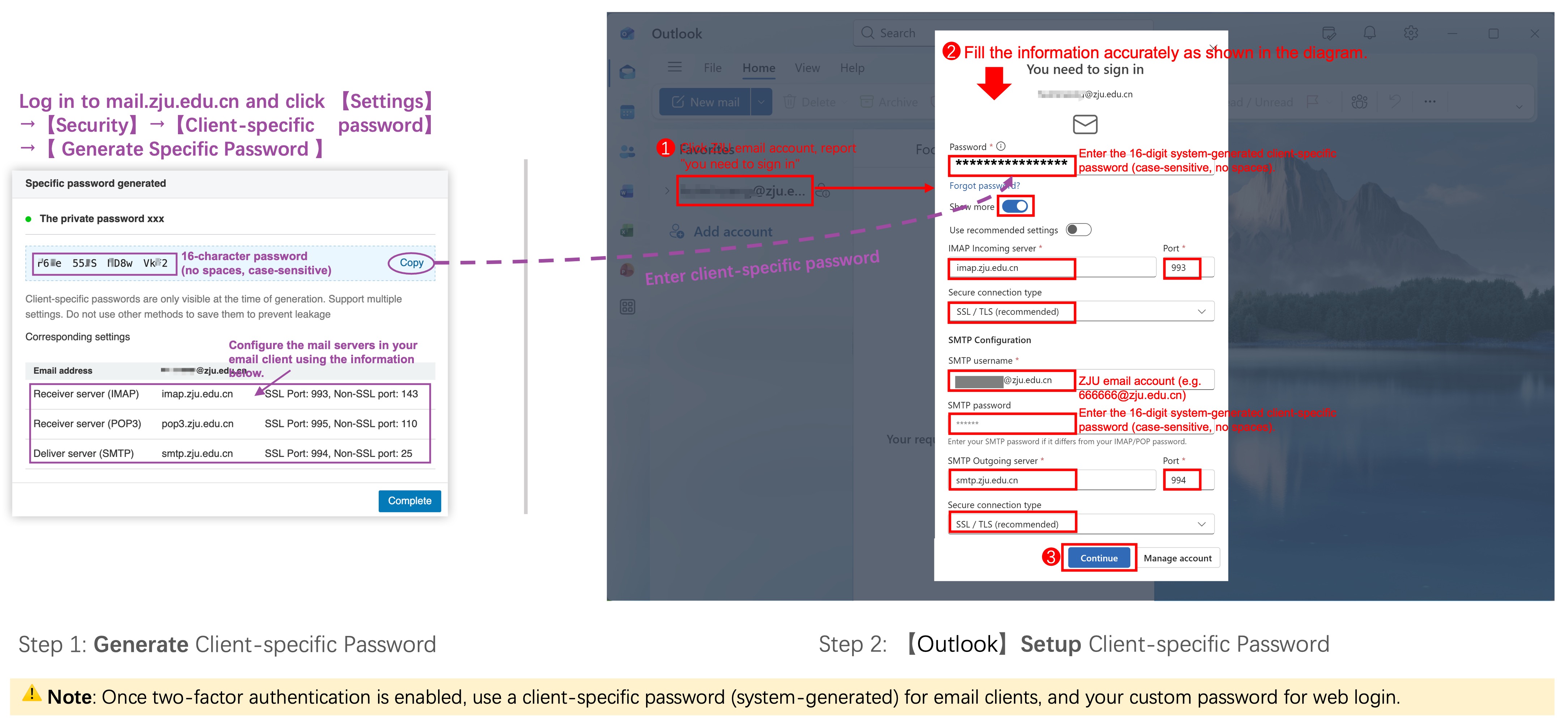 Zhejiang University Email System Two-factor Authentication and Client ...
